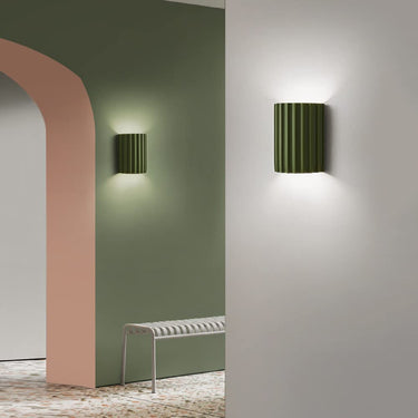 Ventra - Applique Moderne Semi-Circulaire En Résine Pour Le Salon-Lampe Veilleuse